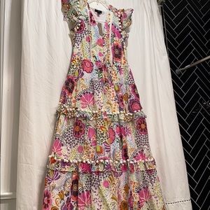 JCrew flowered summer midi-dress